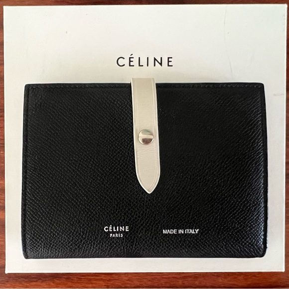 Celine bicolor strap walllet, size medium - Picture 1 of 5